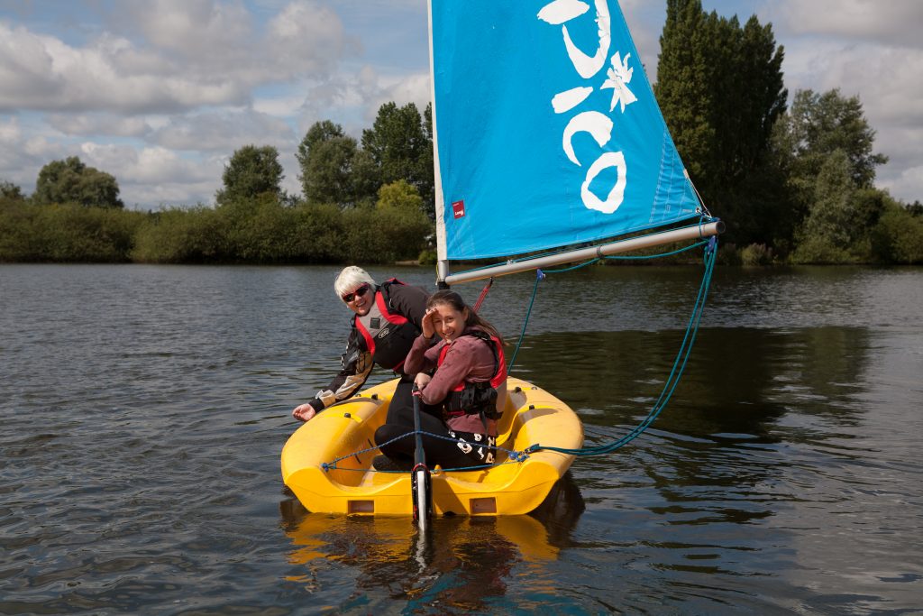 Cadets on a small sailing boat