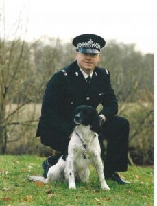 Steve Bland Police dog handler