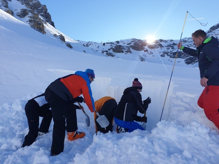 Demonstrating snow profiling