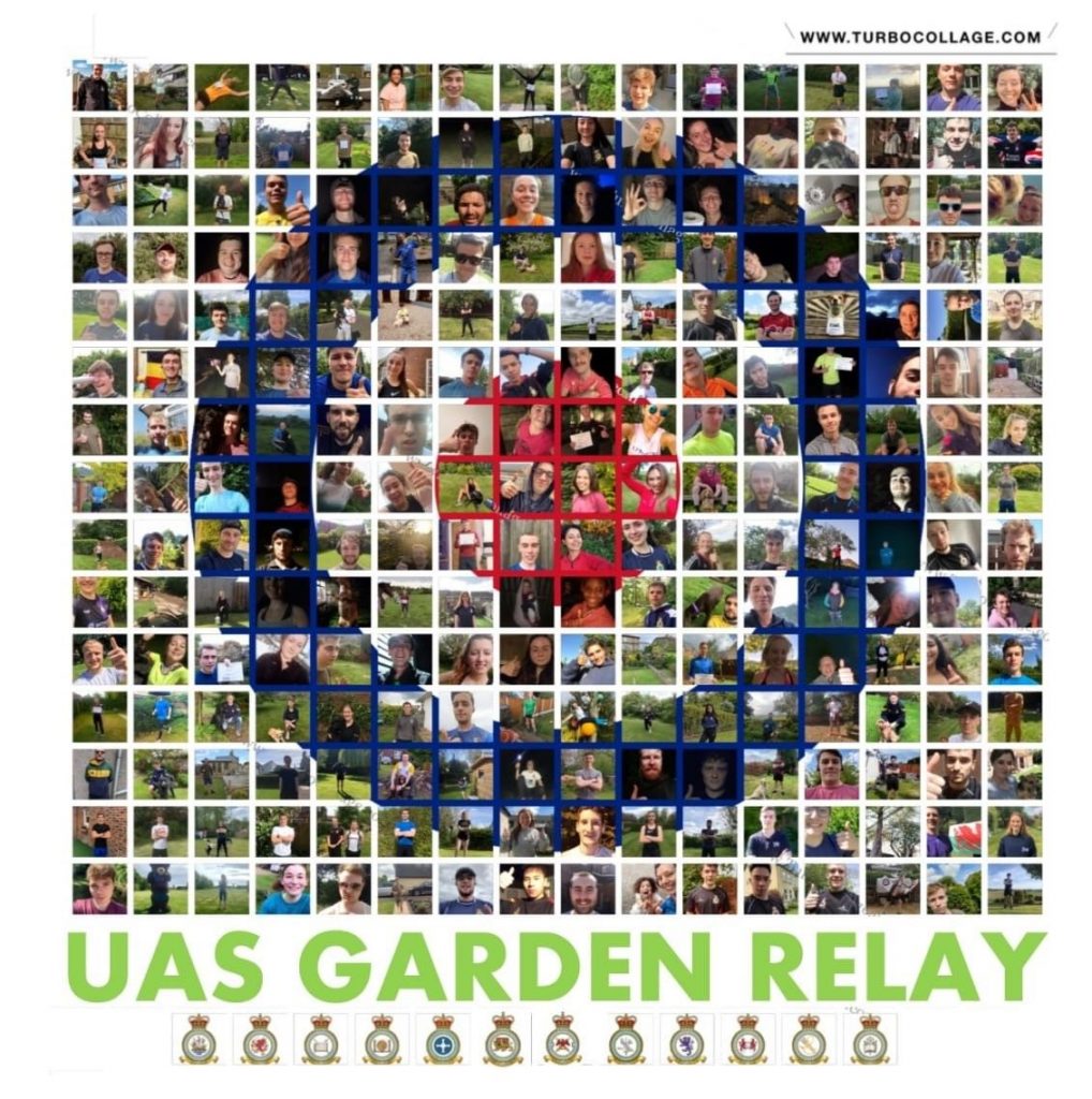 A larger photo montage of participants