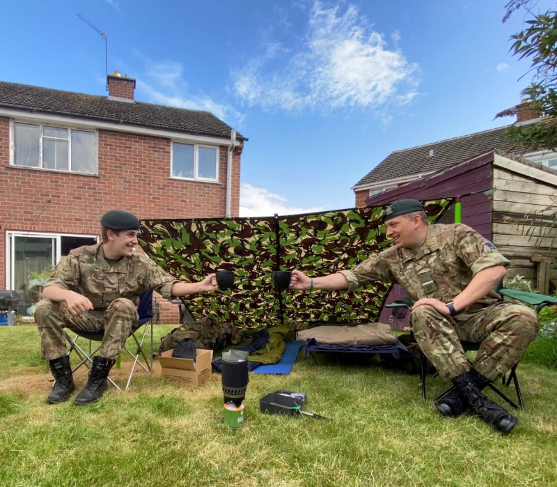 Hereford & Worcester Army Cadet Force father and son team up for the county's first virtual exercise