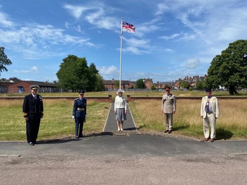 Herefordshire Armed Forces Day flag raising ceremony