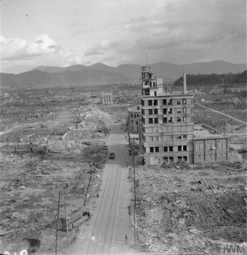 The aftermath of the atomic bomb, Japan 1945