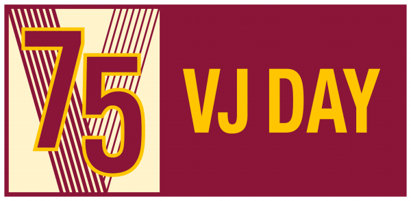 VJ Day 75th Anniversary logo