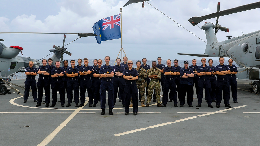 RFA Argus celebrates 30 years of women at sea in the Royal Navy