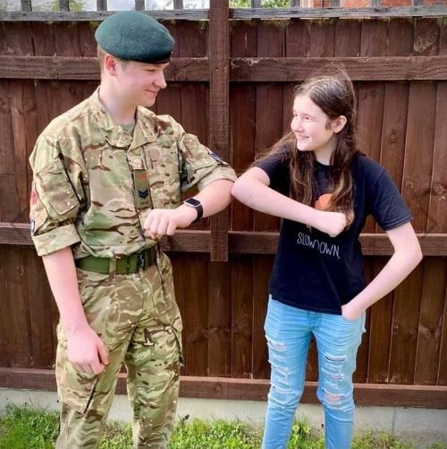 Shropshire ACF welcome new cadet at county's first virtual enrolment