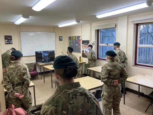 Army Cadets start Exercise Christmas Cracker activities in a Covid-19 secure manner