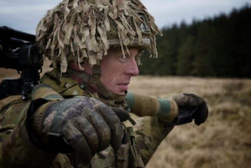 4 Mercian Army Reservists test their marksmanship and undertake training as part of Exercise Saxon Shield in Northumberland.