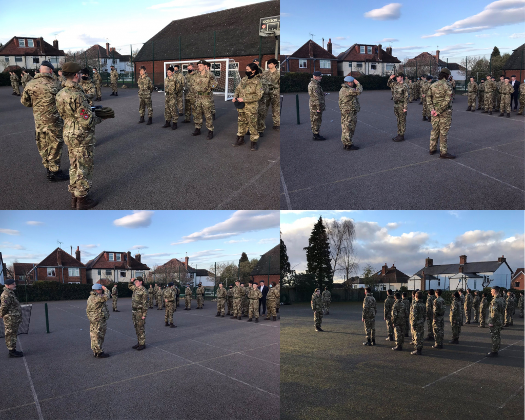 Cadets at Old Swinford Hospital CCF return to training