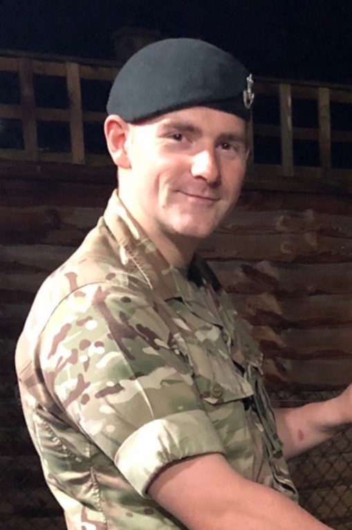 Sergeant Instructor Benjamin Dean in his Army Cadet Force volunteers uniform.