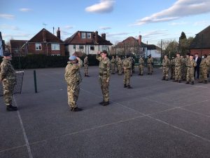 CCF Cadets return to training at Oldswinford Hospital