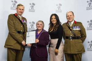 Sandwell Council receiving ERS Silver Award