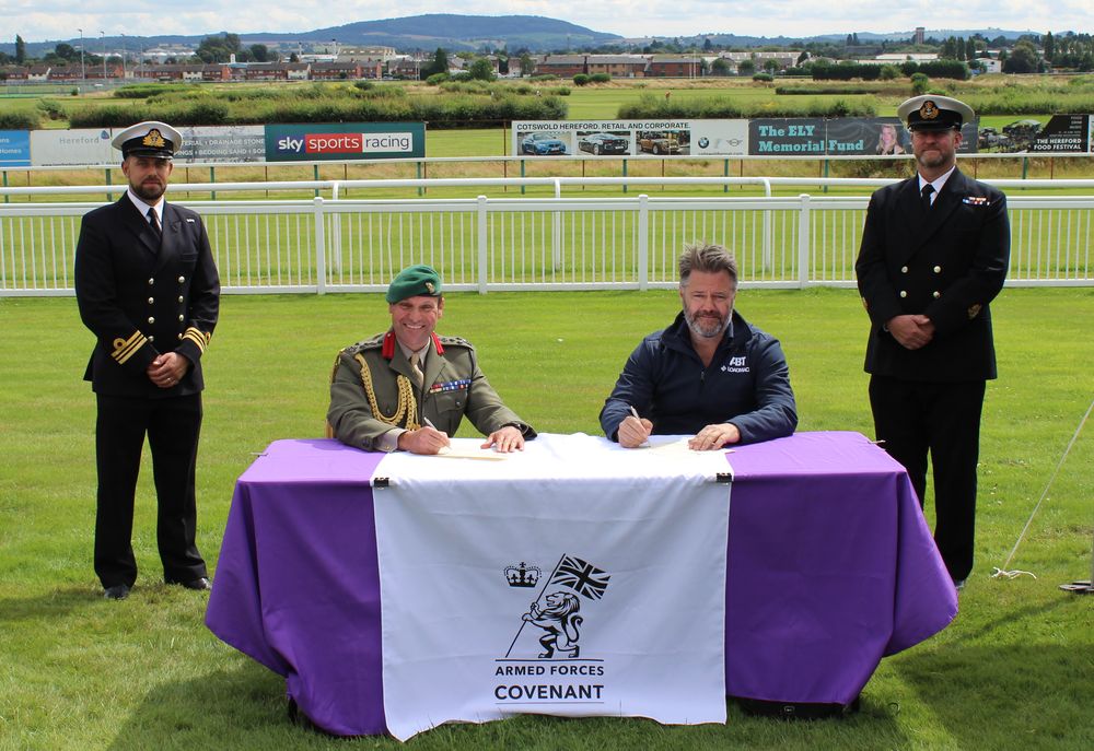 Armed Forces Covenant signing at the Military to Business event