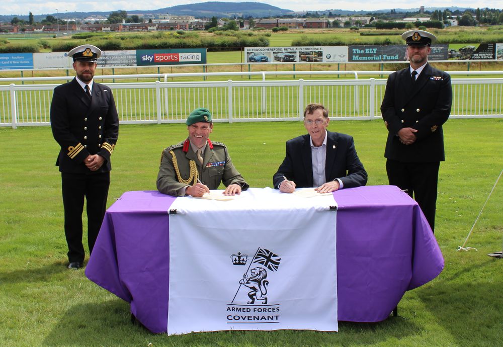 Armed Forces Covenant signing at the Military to Business event