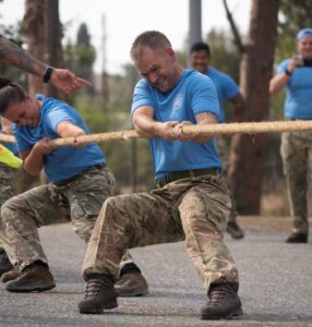 Tug of war competition