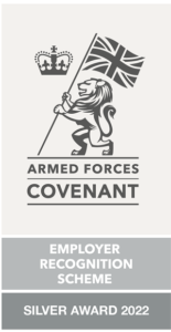 Employer Recognition Scheme Silver 2022 logo.