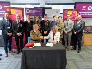 Windsor Academy Trusts Armed Forces Covenant signing.