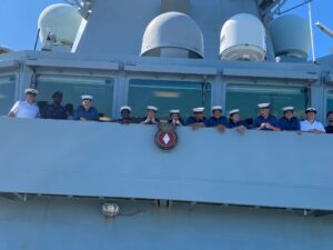 Cadets onboard HMS Diamond