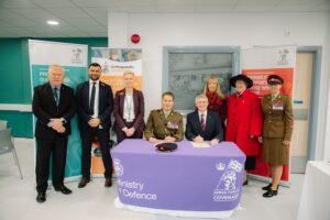 Group photograph of the covenant signing