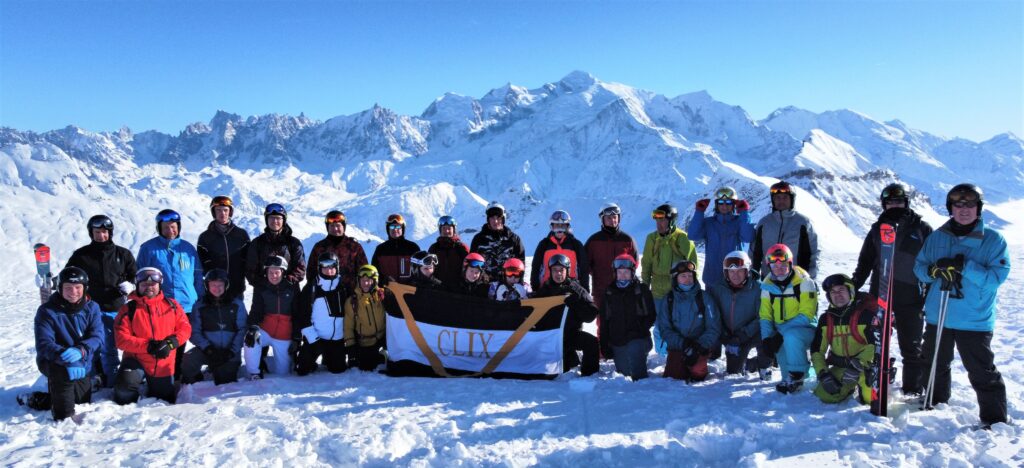 Group photograph at Les Grand Platieres