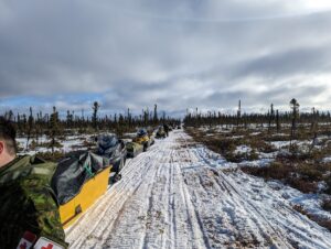 100 Land Over Snow Vehicles.