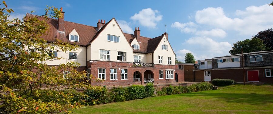 The West Midland RFCA headquarters building with a garden.