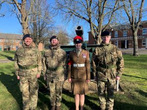 Reservists from 116 Provost Company pictured after successfully completing their Phase 2 training