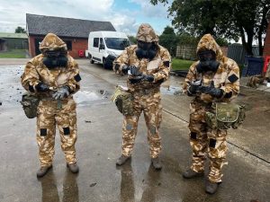 CBRN practice.